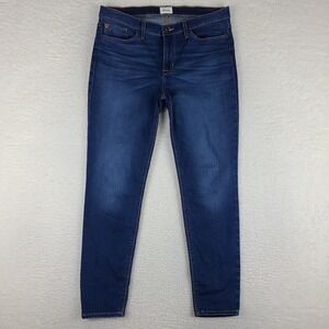 Hudson Jeans Womens 31x28 Blue‎ Krista Super Skinny Dark Wash Denim